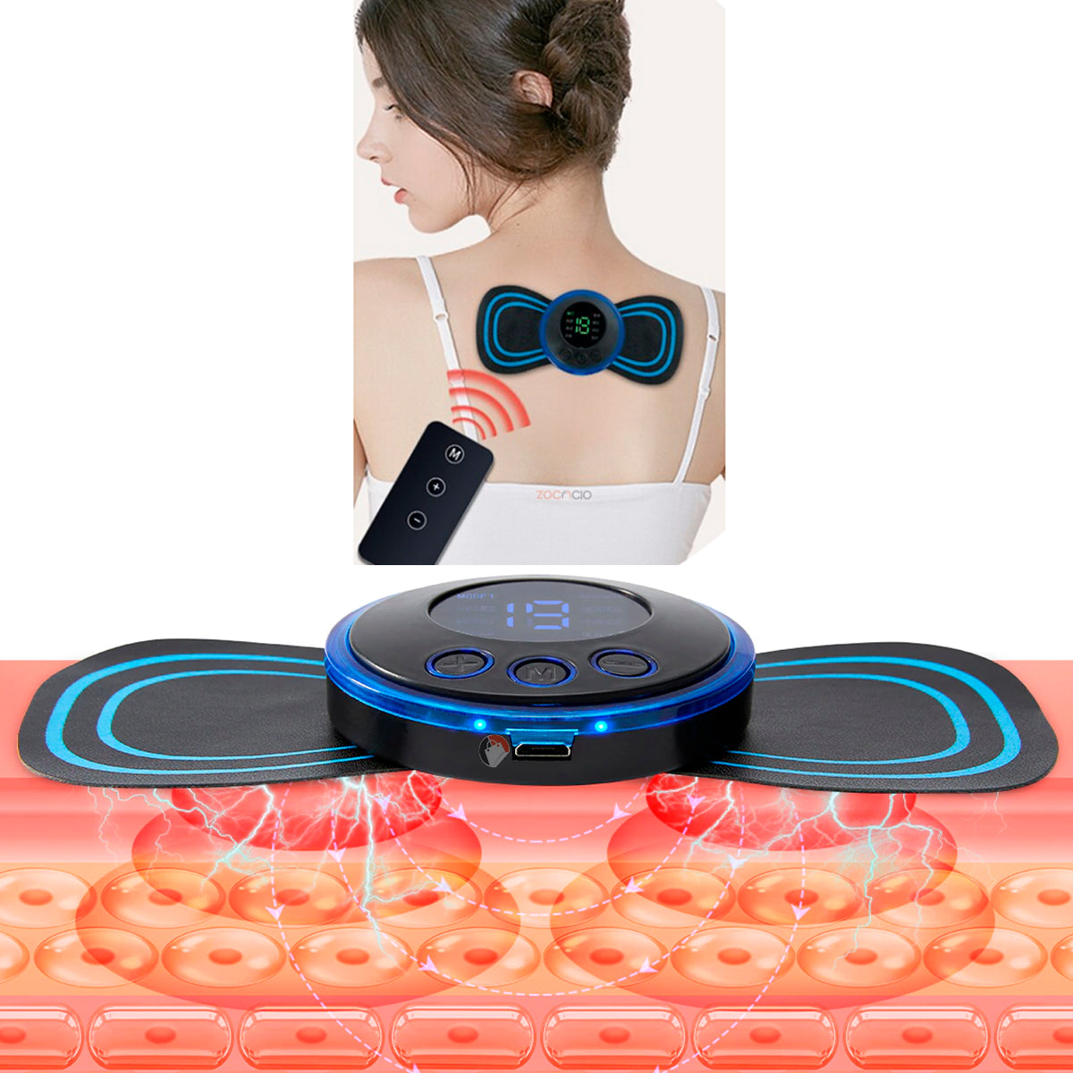 Entdecken Sie MystiRelax™: Hochwertiges Mini-EMS-Massagegerät für Ihr Wohlbefinden!